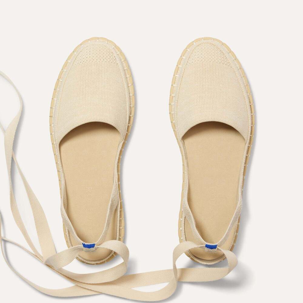 Rothy's The D'Orsay Espadrille - Seashell Size 6.5